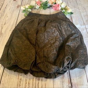 Two Star Dog Floral Jacquard Bubble Skirt